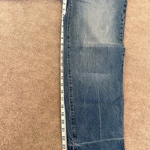 Vintage stretch size 6 Classic Blue Denim Jeans 28 waist short - Picture 4 of 5